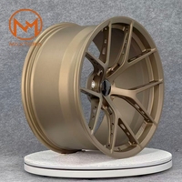 Maxtera Geschmiedete Maßgefertigte Bronze Fir Evo Style PKW-Räder für BMW M2 M3 M4 Porsche 911 718 Audi R8 RS Corvette Leichtmetallfelgen