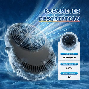 Chaleco con Ventilador, Traje de Aire Acondicionado, Chaleco Refrigerante para Hombre, Ropa de Verano para Exteriores con Ventilador - Product Image 3