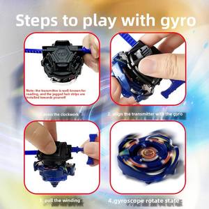 Juguete de Trompo Giratorio de Plástico para Niños, Competición de Duelos; Trompo Giratorio Más Vendido en el Sudeste Asiático - Product Image 3