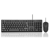 78 Tombol Keyboard dan Mouse Laptop USB Ultra-tipis Ukuran Penuh untuk Kantor, Produk Terlaris