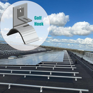 Kit de fixation solaire étanche AL6005-T5 pour toiture, composant de montage photovoltaïque pour système solaire résidentiel - Product Image 1