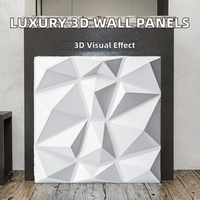 Decoración de Pared Interior Moderna y Lujosa, Impermeable, con Sistema de Enclavamiento, para Hoteles y Dormitorios, Panel de Pared 3D de PVC con Superficie Cepillada en Relieve