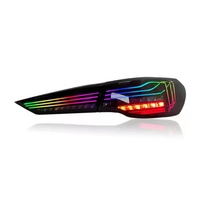 Nuevas Luces Traseras de Coche con Línea de Color Auto-y para BMW Serie 4 G22 G82 2018-22 CSL, Luces Traseras LED RGB para Accesorios de Coche BMW G22