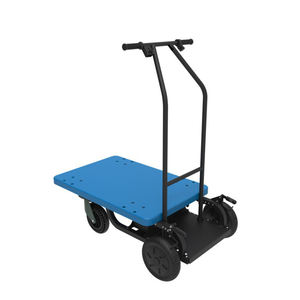 Multifunctionele elektrische handkar met opvouwbare stalen frame, elektrische platformwagen - Product Image 1