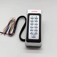 Système de contrôle d'accès de porte autonome avec boîtier métallique 12V/24V, clavier et lecteur de carte RFID, protocole ISO 14443A/B
