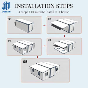 Rumah Kontainer Modern 3 Kamar Tidur yang Dapat Diperluas, Rumah Prefab Mobile 20ft, Grosir Harga Murah - Product Image 2