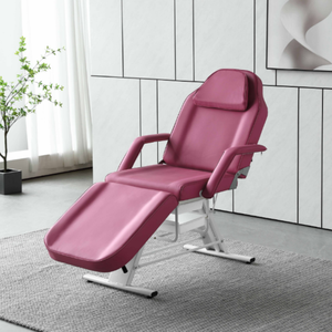 <span class=keywords><strong>Table</strong></span> de <span class=keywords><strong>massage</strong></span> portable moderne en acier inoxydable, pliable, inclinable et réglable pour le soin du visage - Product Image 5