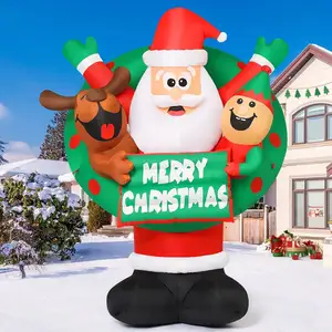 Personnalisable Noël gonflable Père Noël sauter renne et elfe intérieur extérieur cour décoration gonflable de Noël