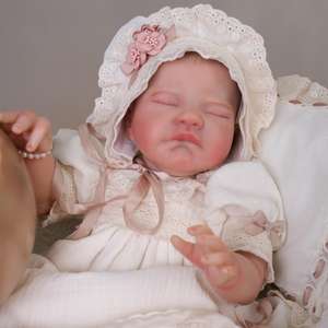 Muñeca <span class=keywords><strong>Reborn</strong></span> de Silicona Sólida VTU de 12 Pulgadas, Simulación de Bebé <span class=keywords><strong>Reborn</strong></span> con Ojos Cerrados, Tetina <span class=keywords><strong>para</strong></span> Chupar y Biberón - Product Image 4