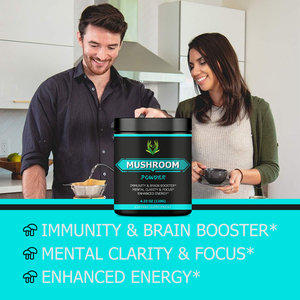 Suplemento Dietético de Polvo de Hongos con Chaga y Cola de Pavo, Apoya el Mejoramiento del Sistema Digestivo y la Concentración Mental, Bebida de Café con Hongos - Product Image 6