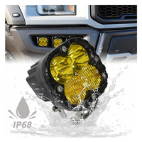 Étanche 3.5 pouces rond 30W antibrouillard jaune Led gousses faisceau lumineux d'inondation pour moto voiture 4x4 tout-terrain