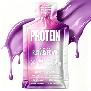 Shot de Proteína 30ml, 15g de Proteína, Colágeno Nano-Hidrolizado de Animales Alimentados con Pasto, Sin Gluten, Sin Grasas ni Azúcares, 22 Aminoácidos, 0 Carbohidratos, Sabor a Bayas - Product Image 1