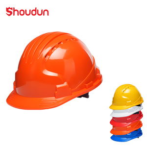 หมวกนิรภัยคุณภาพสูง ทนทานต่อแรงกระแทก โครงสร้างห้าซี่โครง สำหรับงานก่อสร้าง ระบายอากาศได้ดี ป้องกันการกระแทก สำหรับคนงาน - Product Image 1