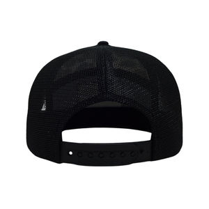 Gorra de Béisbol Deportiva de 7 Paneles de Algodón con Logotipo de Cuero Bordado Personalizado de Fábrica OEM, Gorra de Camionero Negra Moderna para Hombre 168 - Product Image 5