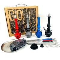 Ensemble de chicha Hoob Mars Mini original, cadeau Xhoob, métal, portable, pour voiture, voyage, fumer, plage, camping, vie nocturne, toit, chicha