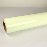 Cinta imprimible UV de alta visibilidad Vinilo que brilla en la oscuridad Película fotoluminiscente Película de vinilo luminosa