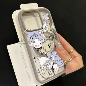 Custodia per cellulare trasparente antiurto in TPU stile Ins per 14/15/16 Pro Max - Product Image 5