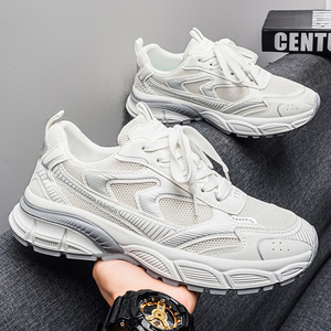 Chaussures <span class=keywords><strong>de</strong></span> course pour hommes M8020, nouvelles chaussures <span class=keywords><strong>de</strong></span> <span class=keywords><strong>sport</strong></span> décontractées en mesh respirant, chaussures polyvalentes à semelle épaisse, chaussures tendance, baskets augmentant la taille - Product Image 3