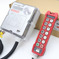 Télécommande de grue anti-interférence à 12 boutons, double vitesse, avec verrouillage de sécurité, interrupteur sans fil pour grues