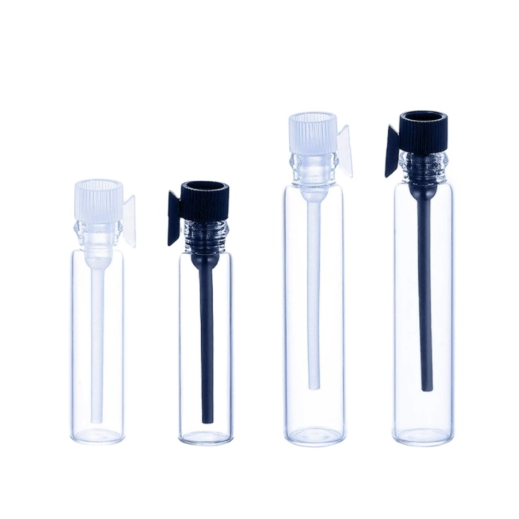 1ml 2ml 3ml Mini Glass Perfume Small Sample Vials Perfume Bottle Empty Laboratory Fragrance Test Tube Trial Bottle