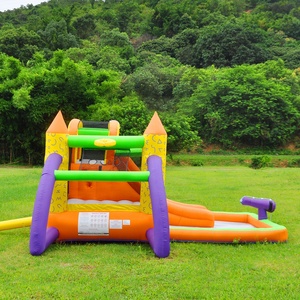 Gran Venta de <span class=keywords><strong>castillo</strong></span> inflable para exteriores/interiores para niños tobogán de múltiples funciones que proporciona agua horas Casa de rebote trampolín - Product Image 2