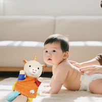 Jouets en peluche pour bébés très vendus, adorables licornes, marionnettes éducatives, personnalisables et échantillons disponibles