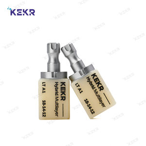 Bloc céramique hybride multicouche couleur A2 18-14-12 mm, 5 pièces, bloc céramique <span class=keywords><strong>composite</strong></span> dentaire - Product Image 4