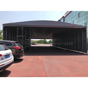 Mái che di động đẩy kéo XZ OEM ODM, nhà kho ngoài trời lớn, lều che nắng - Product Image 4