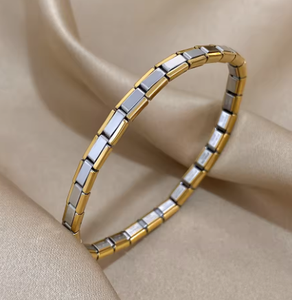 7Mm 5Mm Italian Charms Wholesale Plain Stainless Steel Silver <b>Gold</b> Men's Gift Cute Ball Shape Charm <b>Bracelet</b> Starter - Product Image 3