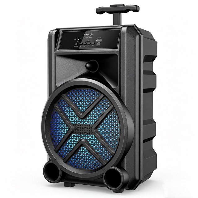 KTS GTS Wireless Portable Outdoor Dj Party BT Speakers with TWS&FM&USB 8 Inch GTS-1630 Factory Price 8'' Trolley Party Speaker