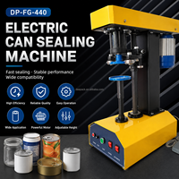 Machine de scellage électrique DEEPACK pour boîtes de conserve alimentaires et de boissons, équipement de scellage automatique pour boîtes en aluminium