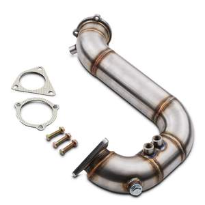 Tuyau d'échappement haute performance en acier inoxydable Yifeng Factory pour <span class=keywords><strong>Audi</strong></span> A3 8P 2.0 <span class=keywords><strong>TFSI</strong></span> 03-13, tuyau de descente à haut débit - Product Image 1