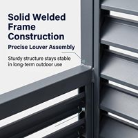 Cache-climatiseur extérieur en aluminium de type split, découpe laser 3D, grille en aluminium pour pompe à chaleur, vente en gros
