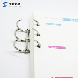YIWANG Factory Metal <strong>Clips</strong> 2.5x30x40MM <strong>Silver</strong> Loose Leaf Binding Ring - Product Image 5