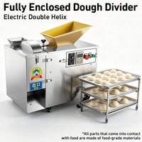 Machine industrielle électrique à diviser la pâte, portionneuse automatique de boules de pâte à production continue, vis à double hélice, PTFE de qualité alimentaire