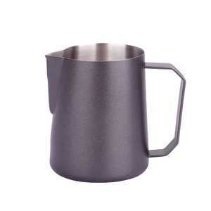 Cappuccino Latte Art Espresso Dampfer Tasse Milch schäumer Krug Farbe Milch krug Edelstahl - Product Image 5