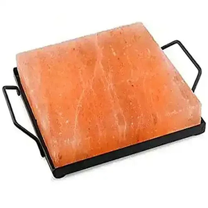 Dalle de sel rose de l'Himalaya d'origine pakistanaise 10x6x2 pouces, sculptée, qualité alimentaire, pour la cuisson, pour restaurants et barbecues, certifiée HACCP - Product Image 2