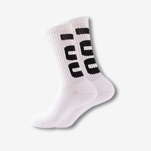 Logo Athletic Men 100% Cotton <b>Sock</b>–No Minimum Order, Print Sublimation Embroidered Customize Basketball OEM Custom Sports <b>Socks</b> - Product Image 4
