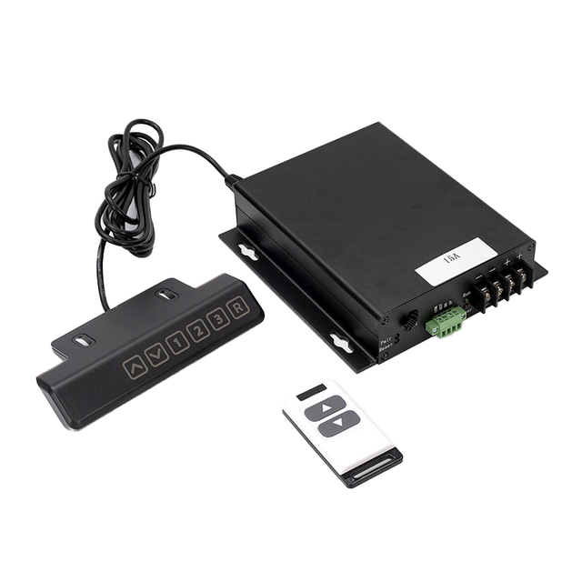 Aigwell 1-4 Channel 10A Switching Capacity 12-48V DC Motor Speed Controller Hall Synchronous IP20 Metal Housing Wired/Wireless