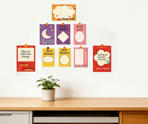 Biglietti di ringraziamento personalizzati con messaggi, poster decorativi da parete per aule e uffici, con auguri e benedizioni scritti a mano - Product Image 5