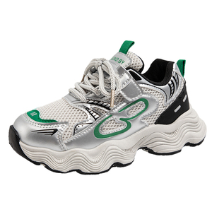 Sneakers Chunky per Bambini all'Ingrosso, Scarpe Casual Traspiranti in Mesh Personalizzate OEM, <span class=keywords><strong>Calzature</strong></span> alla Moda per Ragazze e Ragazzi - Product Image 3