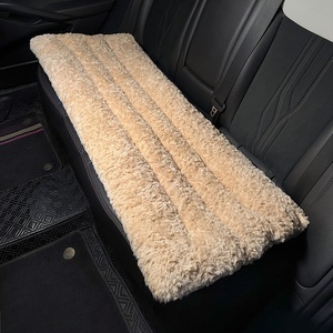 Cojín de Asiento de Coche con Diseño de Gato de Dibujos Animados, Almohadilla de Asiento de una Pieza con Soporte Lumbar, Relleno de Algodón PP Afelpado de Invierno, Alta Calidad - Product Image 6