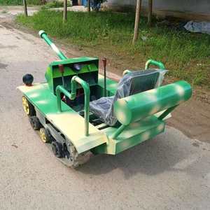 Tank électrique pour enfants, 1 place, en métal, pour aire de jeux extérieure - Product Image 4