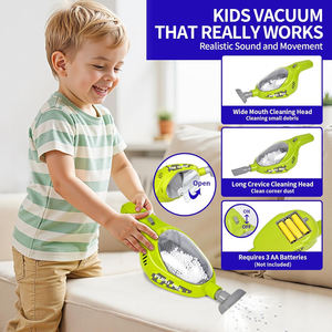 Ensemble d'outils de nettoyage en plastique pour enfants, jeu de simulation de maison avec <span class=keywords><strong>aspirateur</strong></span>, balai, serpillière, jouets d'hygiène pour enfants - Product Image 2