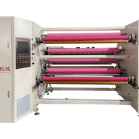 Machine de découpe, de rembobinage et de laminage automatique à commande PLC, entraînée par moteur, à faible niveau sonore, avec moteur à roulement, directement de l'usine