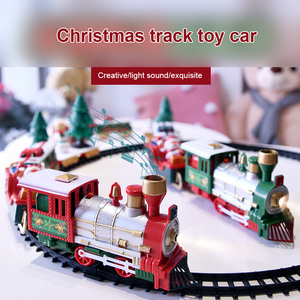 <span class=keywords><strong>Train</strong></span> de <span class=keywords><strong>Noël</strong></span> pour enfants avec moteur <span class=keywords><strong>électrique</strong></span>, rails en plastique suspendus autour de l'arbre de <span class=keywords><strong>Noël</strong></span>, avec lumières et sons - Product Image 5