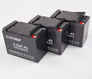 Batería de plomo ácido de alto rendimiento XUPAI 6-EVF-45 baterías fabricadas en China