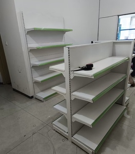 Étagères de supermarché robustes à double face au design moderne, nouvelles étagères métalliques de présentation, 5 niveaux, pour l'épicerie et la vente au détail - Product Image 6