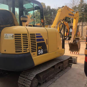 Komatsu a utilisé des excavatrices PC56 l'excavatrice hydraulique de chenille 5 tonnes 6 tonnes l'excavatrice d'occasion a utilisé des machines de construction - Product Image 6
