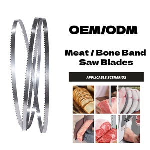 Custom Meat <b>Bone</b> Band <b>Saw</b> Blade Hardened Teeth Butcher Slaughterhouse Meat Cutting <b>Saw</b> Blade Food Processing Consumables - Product Image 3